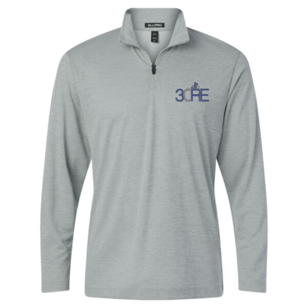   - Men's Pro-Lock Performance Mélange Quarter-Zip Pullover Thumbnail