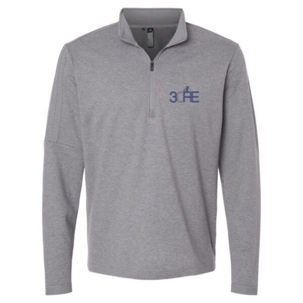   - Men's 3-Stripe Quarter-Zip Sweater Pullover Thumbnail