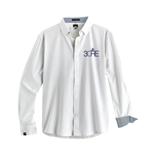   - Men's Influencer 4-Way Stretch Solid Woven Shirt Thumbnail