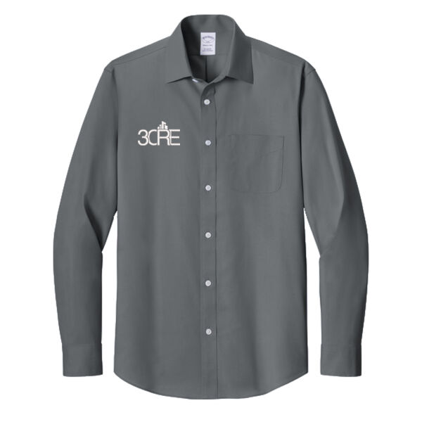   - Wrinkle Free Stretch Pinpoint Spread Collar Shirt Thumbnail