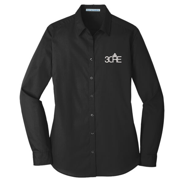  - Women's Long Sleeve Carefree Poplin Shirt Thumbnail