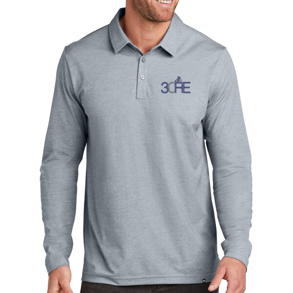   - Oceanside Heather Long Sleeve Polo Thumbnail