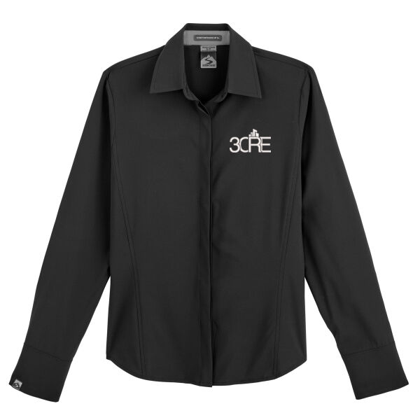   - Women's Executive 4-Way Stretch Solid Button Up Thumbnail