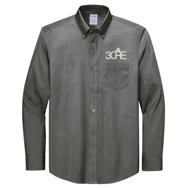   - Tall Wrinkle Free Stretch Pinpoint Shirt Thumbnail