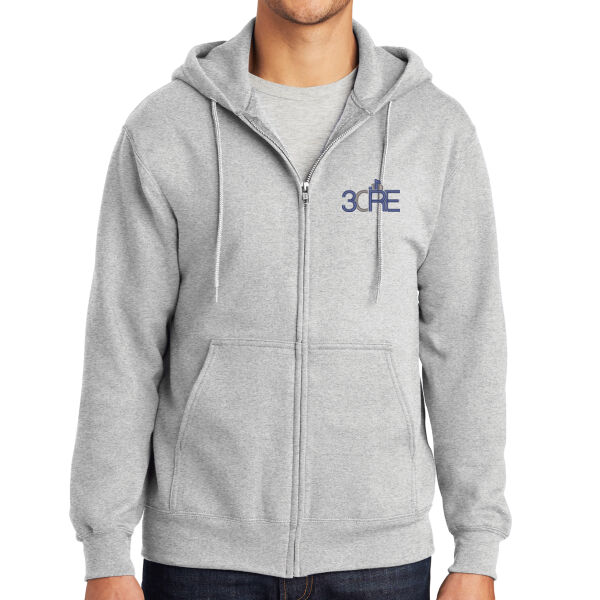   - Essential Fleece Full Zip Hooded Sweatshirt Thumbnail