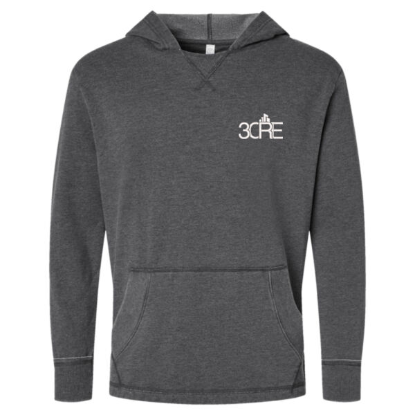   - Unisex Vintage Wash Fleece Hoodie Sweatshirt Thumbnail
